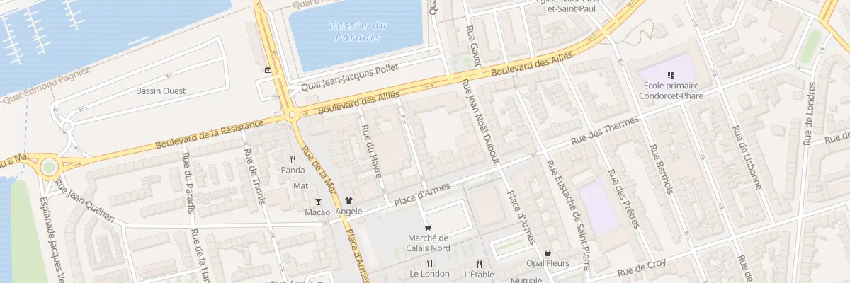 Plan du 14 Rue Charles Ravisse à Calais