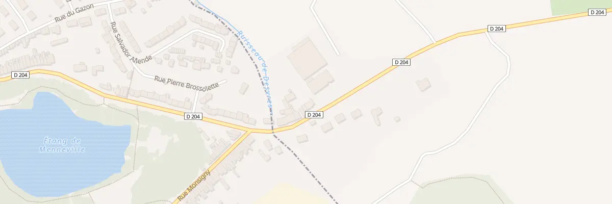 Plan du 30 Rue des Pierrettes à Menneville