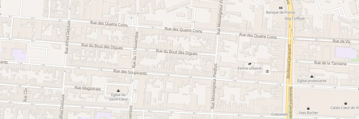 Plan du 35 Rue du Bout des Digues à Calais