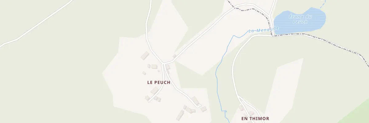 Plan du 1 Che du Coustal à Corrèze
