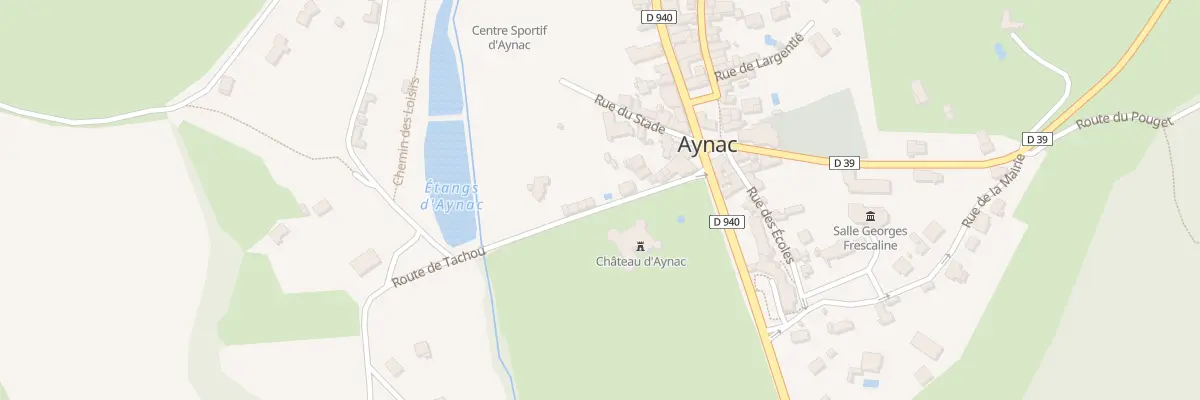 Plan du 96 Route de Tachou à Aynac