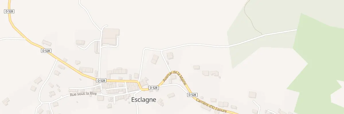 Plan du 2 Rue du Moulin à Esclagne