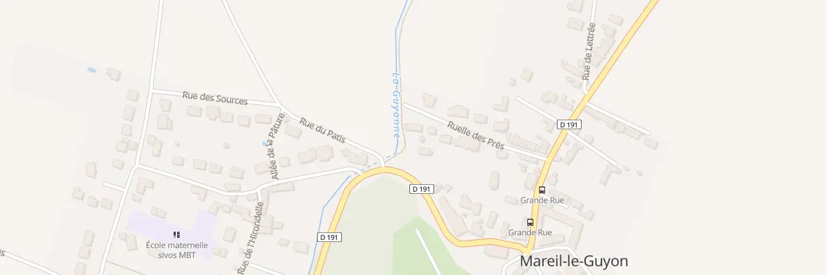 Plan du 58 Gr Grande Rue à Mareil-le-Guyon