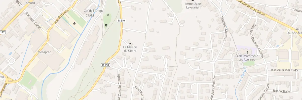 Plan du 9016 Che de la Plaine à Lavelanet
