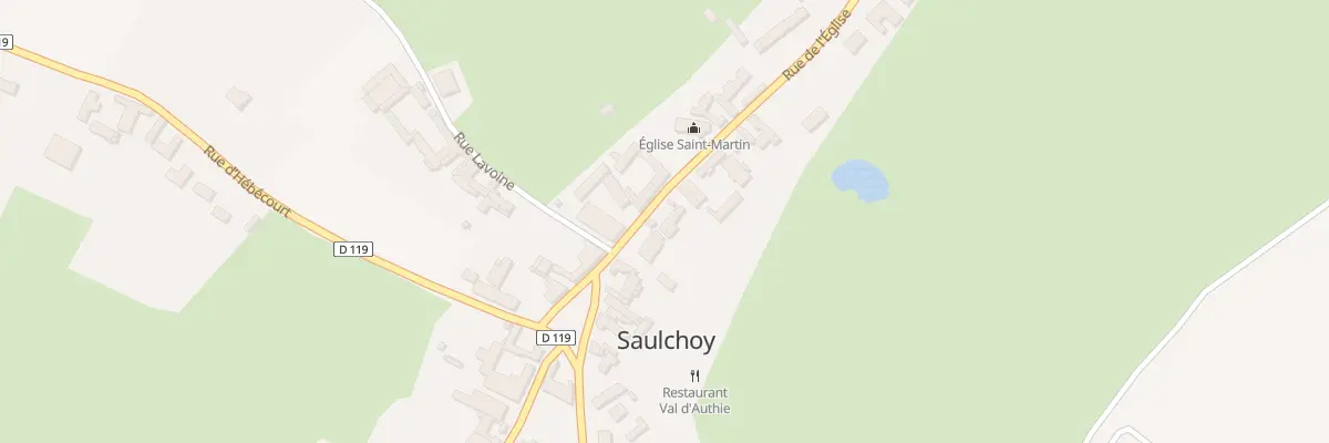 Plan du 40 Rue de l’Eglise à Saulchoy