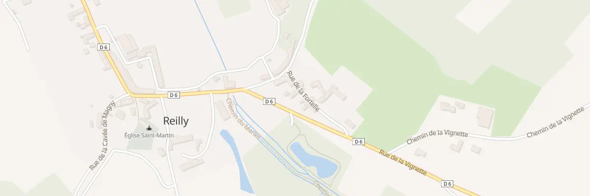 Plan du 4 Rue de la Fortelle à Reilly