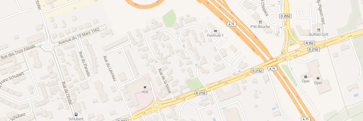 Plan du 7 Rue Eugène Prévost à La Chapelle-Saint-Mesmin