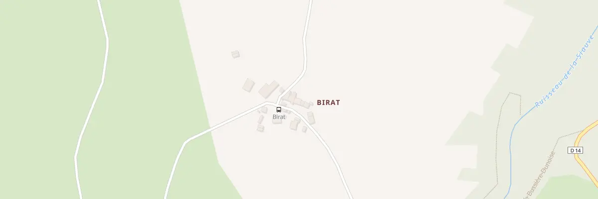 Plan du 8 Birat à Anzême