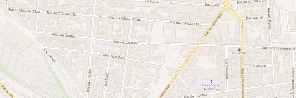 Plan du 21 Rue Van Grutten à Calais