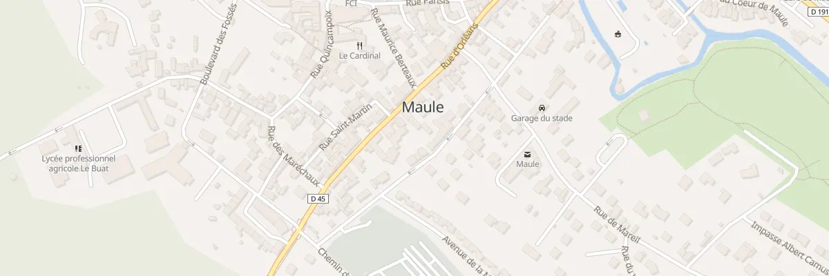 Plan du 35 Rue d’Orléans à Maule