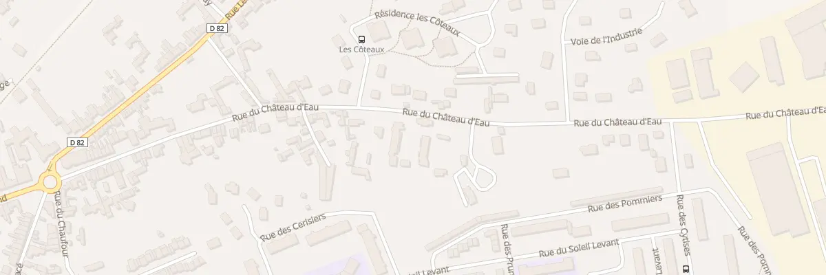 Plan du 104 Rue du Château d’Eau à Abbeville