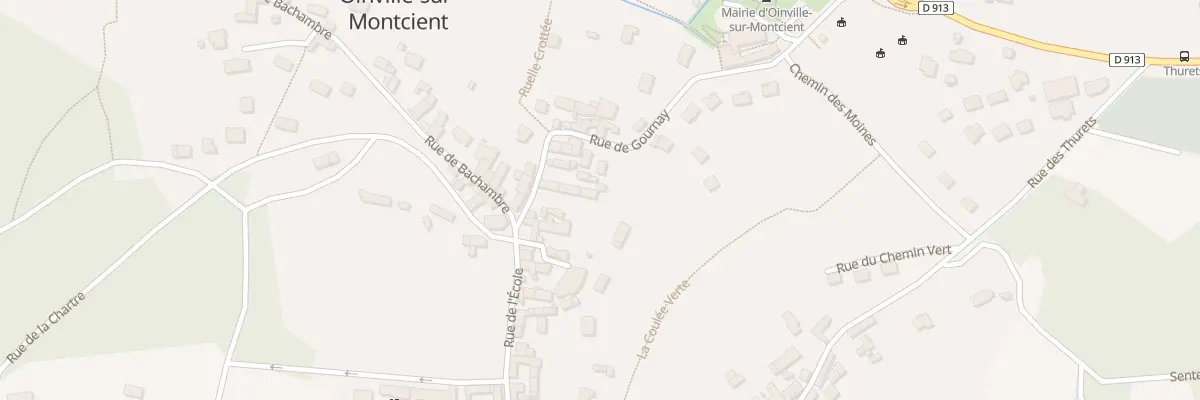 Plan du 10B Rue de Gournay à Oinville-sur-Montcient