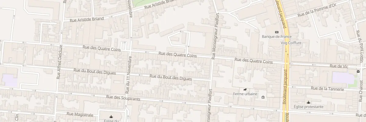 Plan du 65 Rue des Quatre Coins à Calais