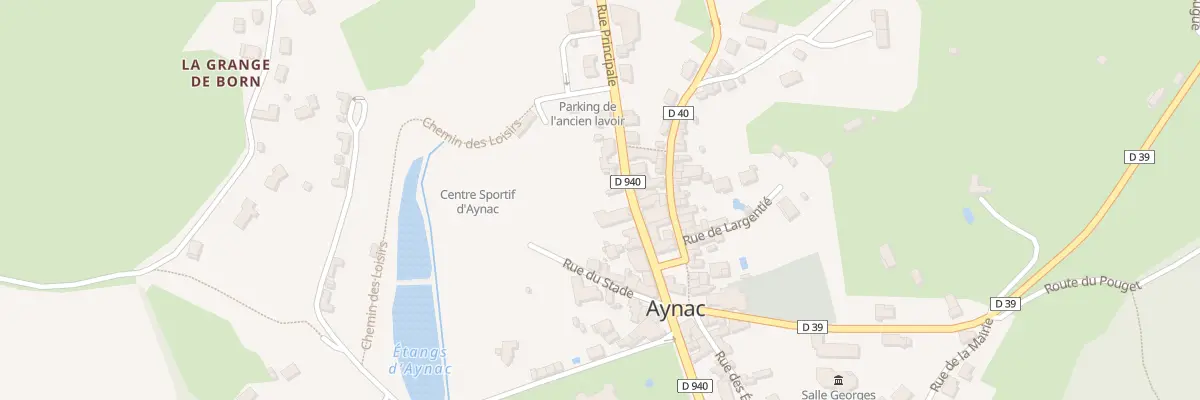 Plan du 5030 Le Bourg à Aynac
