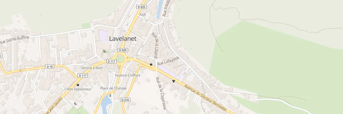 Plan du 7 Rue Lafayette à Lavelanet