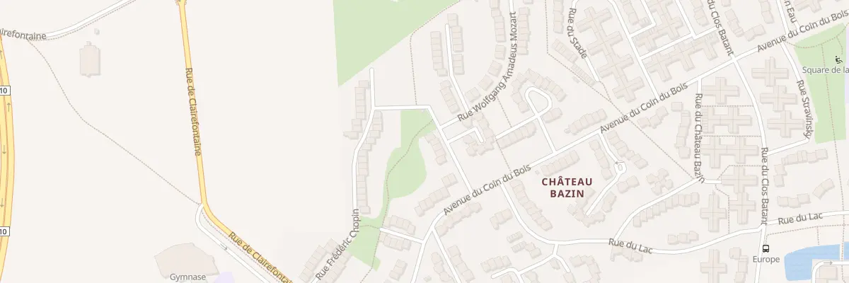 Plan du 9 Rue Jean Sébastien Bach à Rambouillet