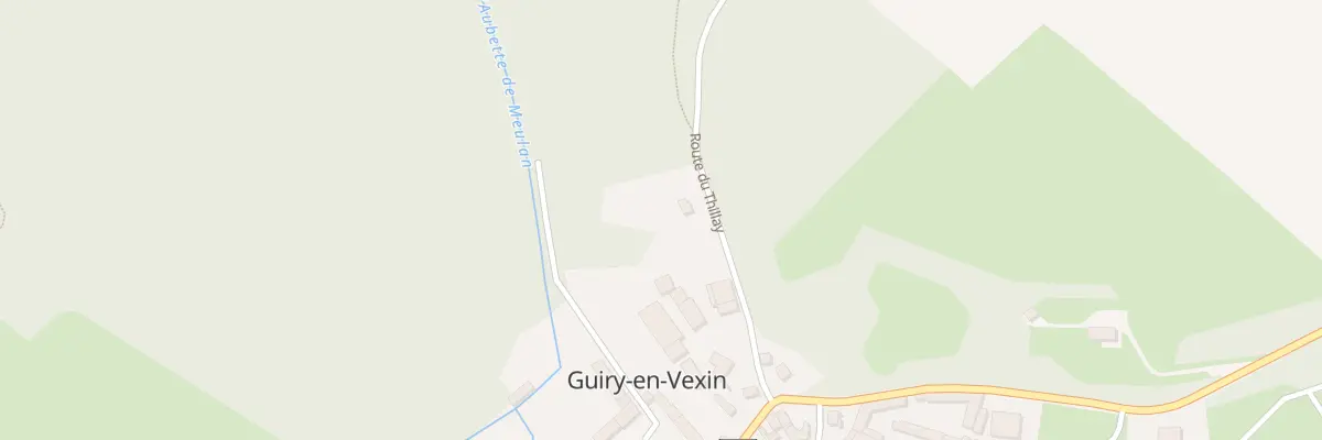 Plan du 3 Rte du Thillay à Guiry-en-Vexin