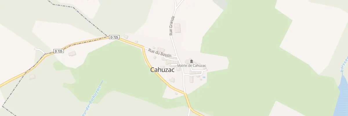 Plan du 8 Le Village à Cahuzac