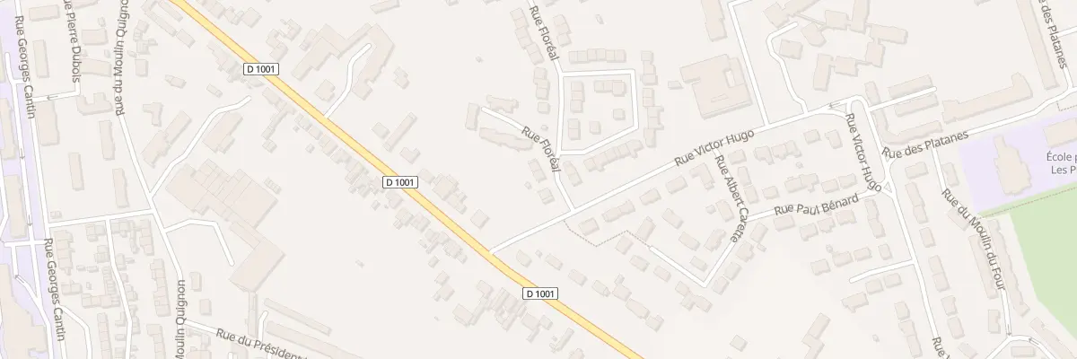 Plan du 54 Rue Floréal à Abbeville