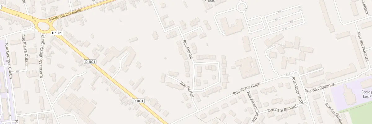 Plan du 26 Rue Floréal à Abbeville