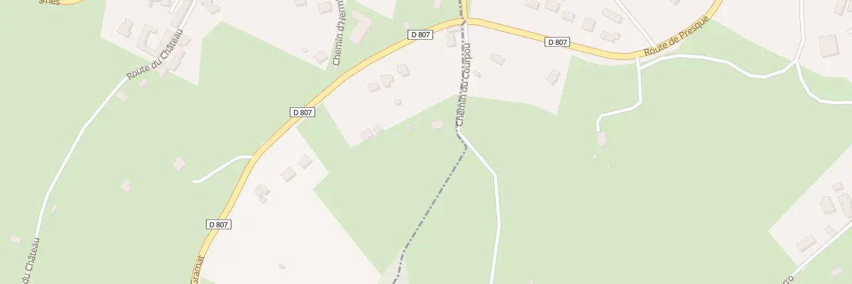Plan du 96 Chem du Courpou à Saint-Médard-de-Presque