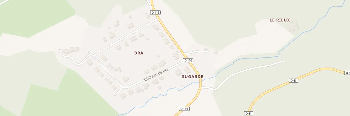 Plan du 5498 Lotissement de Bra à Altillac