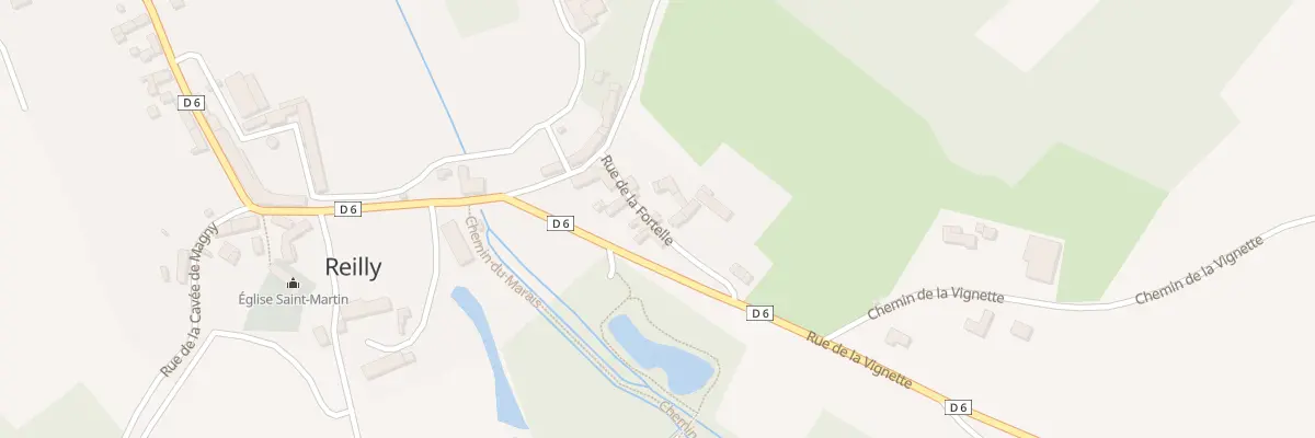 Plan du 3 Rue de la Fortelle à Reilly