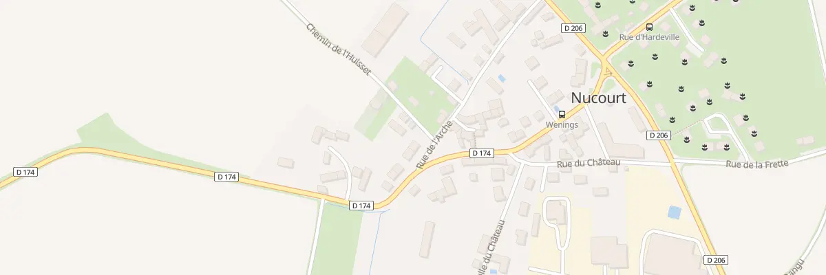 Plan du 12 Rue de l’Arche à Nucourt