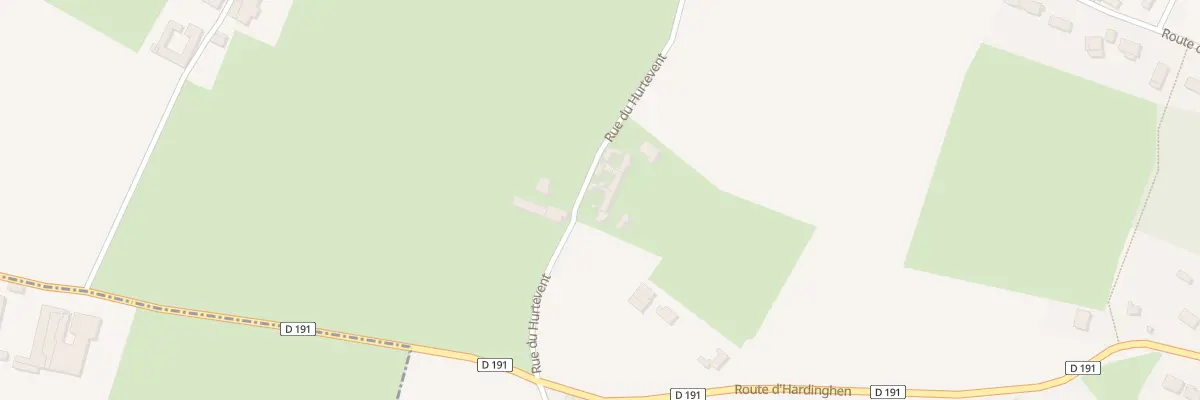 Plan du 134 Rue du Hurtevent à Hermelinghen
