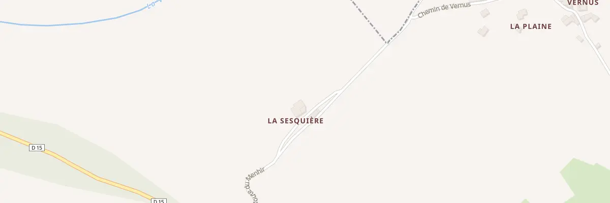 Plan du 5068 La Sesquiere au Verdier