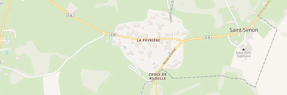 Plan du 5075 Le Cammas à Saint-Simon