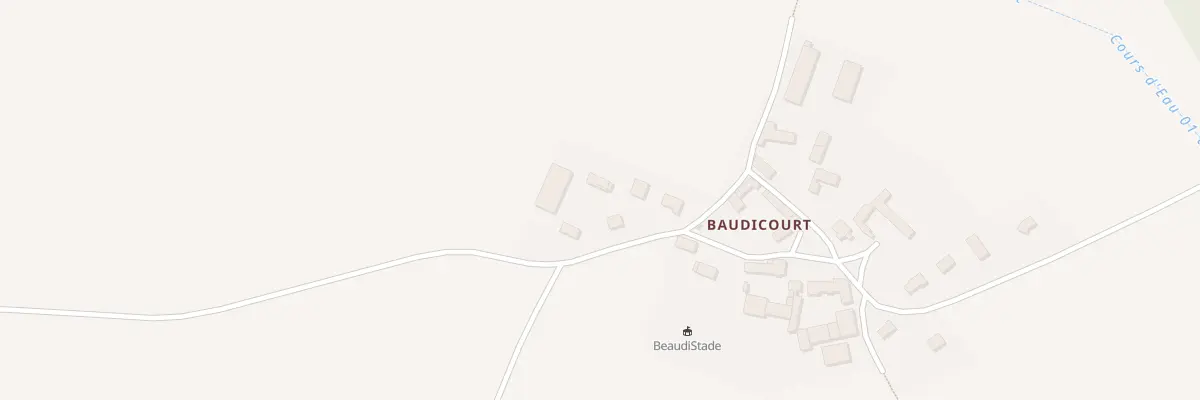 Plan du 30 Baudicourt Hameau à Sonchamp