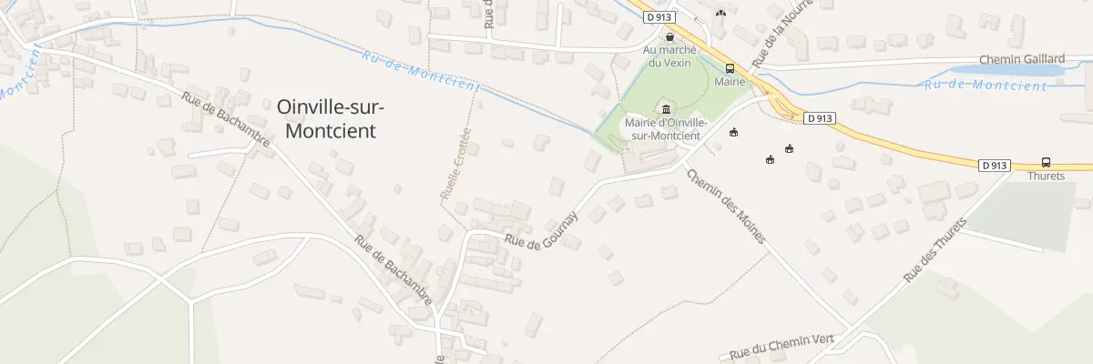 Plan du 23 Rue de Gournay à Oinville-sur-Montcient
