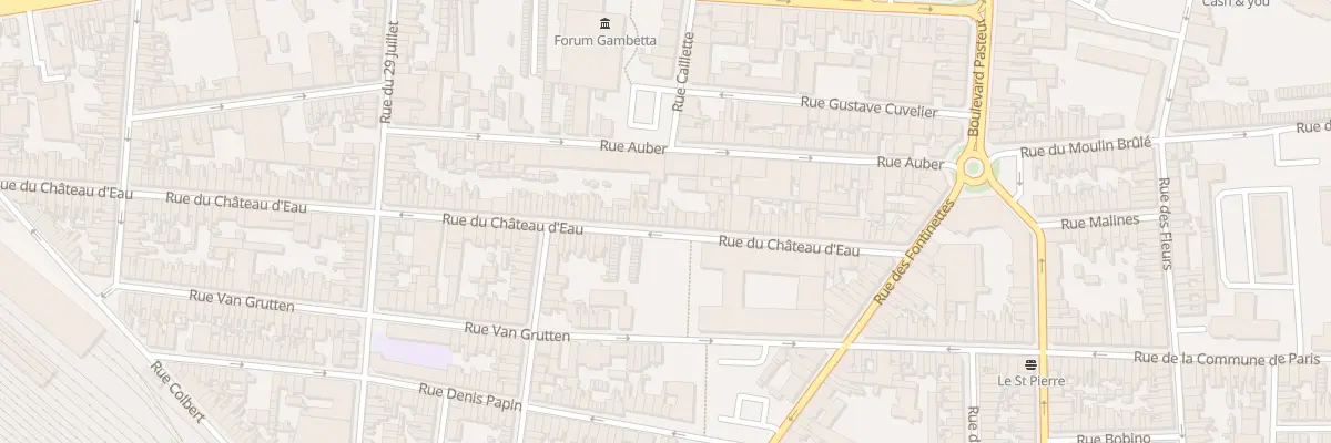 Plan du 52 Rue du Chateau d’Eau à Calais