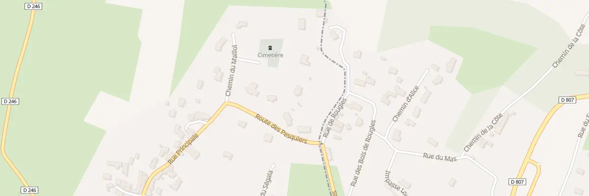 Plan du 87 Rte des Pesquiers à Saint-Médard-de-Presque
