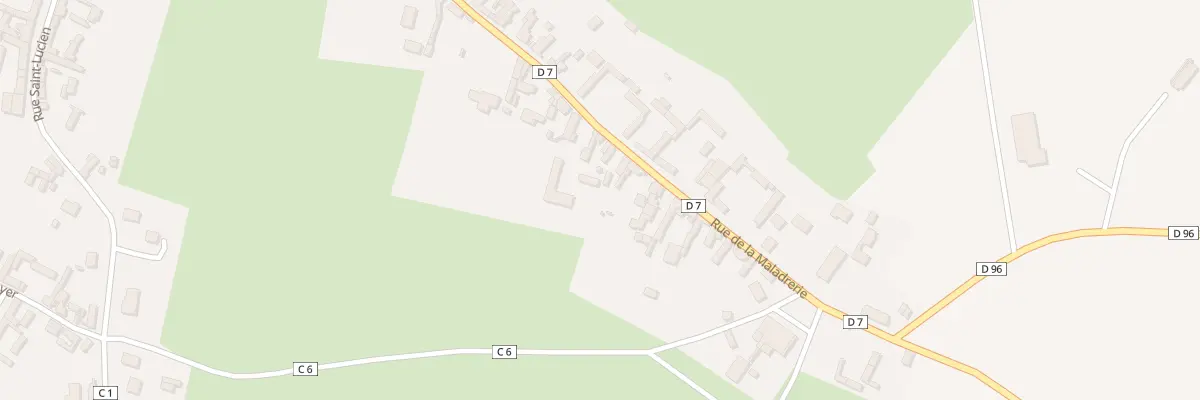Plan du 33 Rue de la Maladrerie à Feuquières