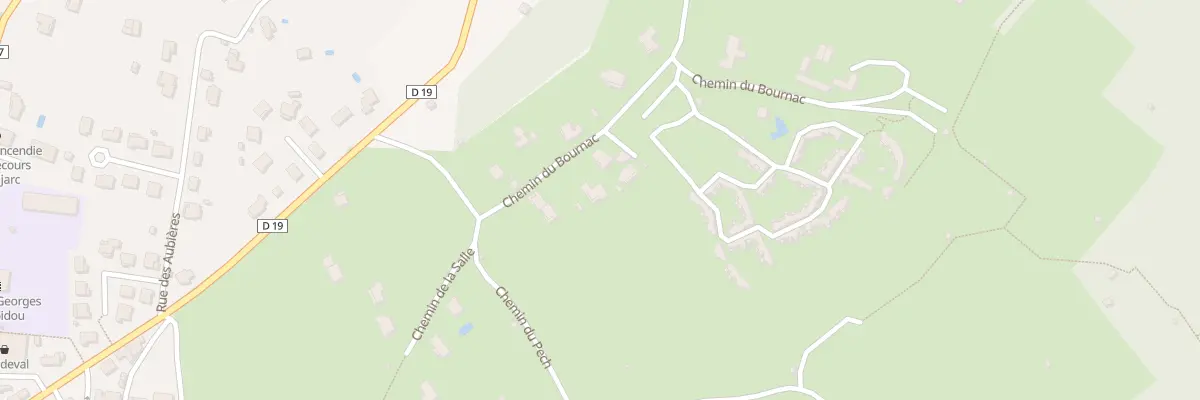 Plan du 188 Che du Bournac à Cajarc