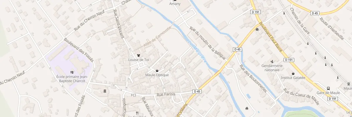 Plan du 20 Rue de Flaville à Maule