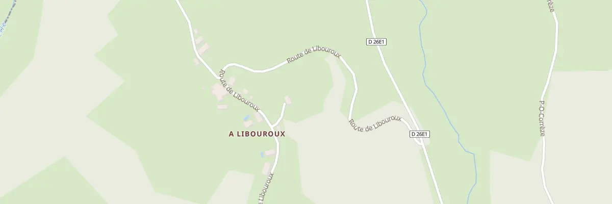 Plan du 5121 A Libouroux à Pandrignes