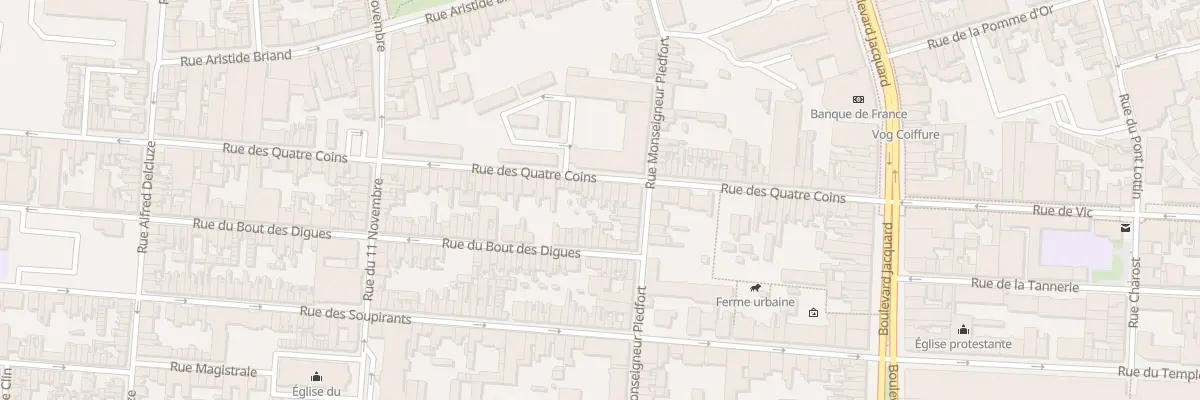 Plan du 51 Rue des Quatre Coins à Calais