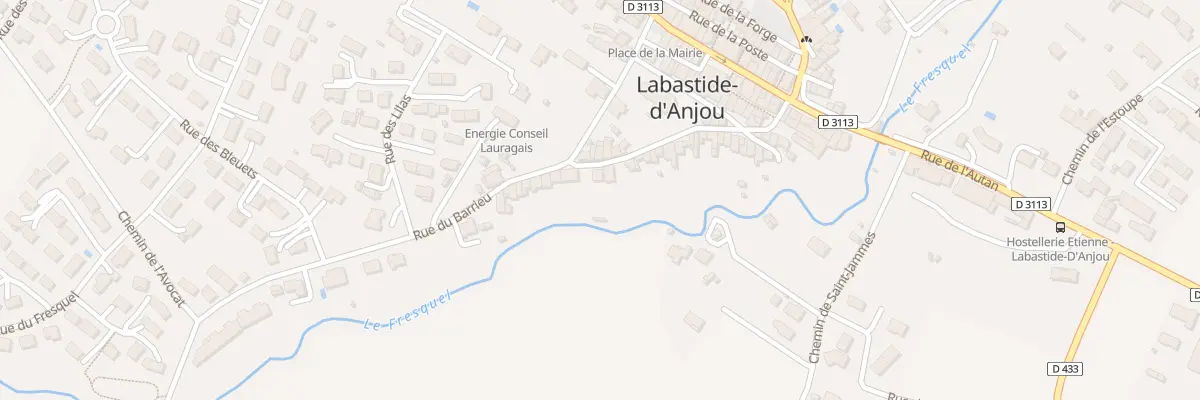Plan du 2 Rue des Jardins à Labastide-d’Anjou