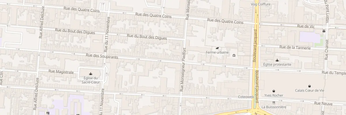 Plan du 38 Rue des Soupirants à Calais