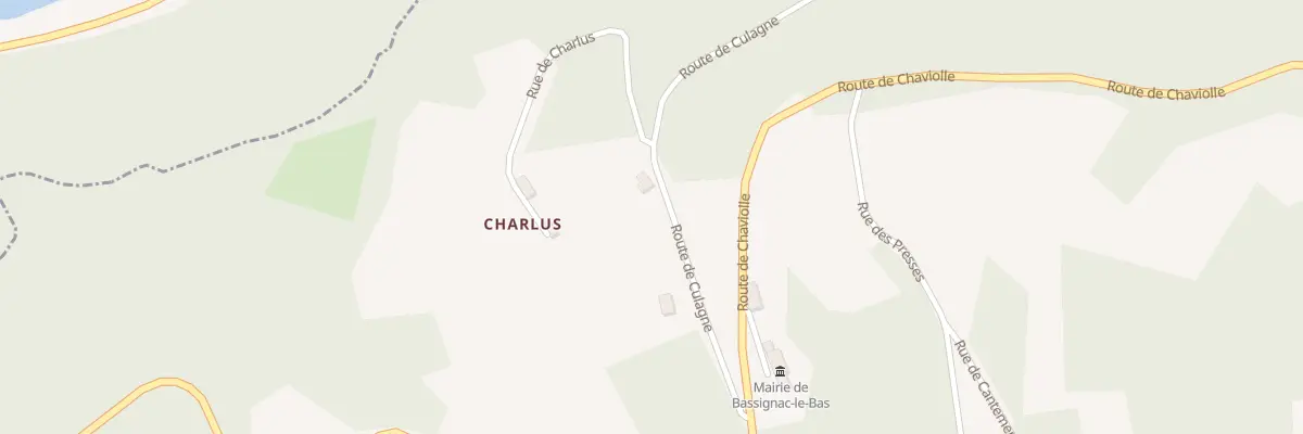 Plan du 5052 Les Bois Moutons à Bassignac-le-Bas