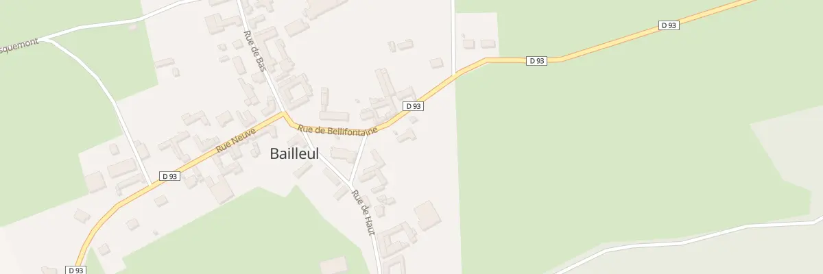 Plan du 2 Rue de Bellifontaine à Bailleul