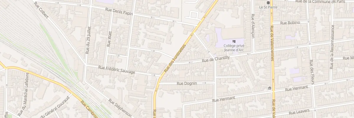 Plan du 103 Rue des Fontinettes à Calais