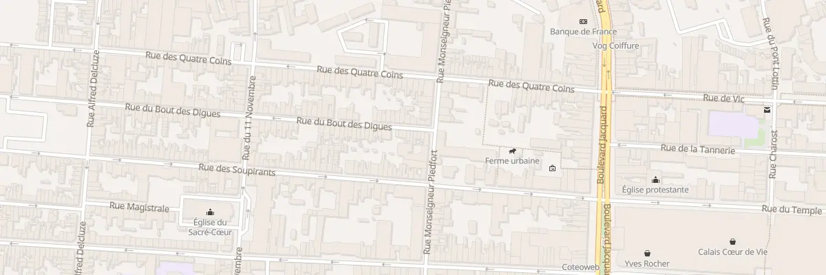 Plan du 9 Rue du Bout des Digues à Calais
