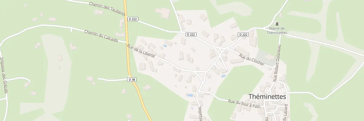 Plan du 5104F Le Couderc à Théminettes