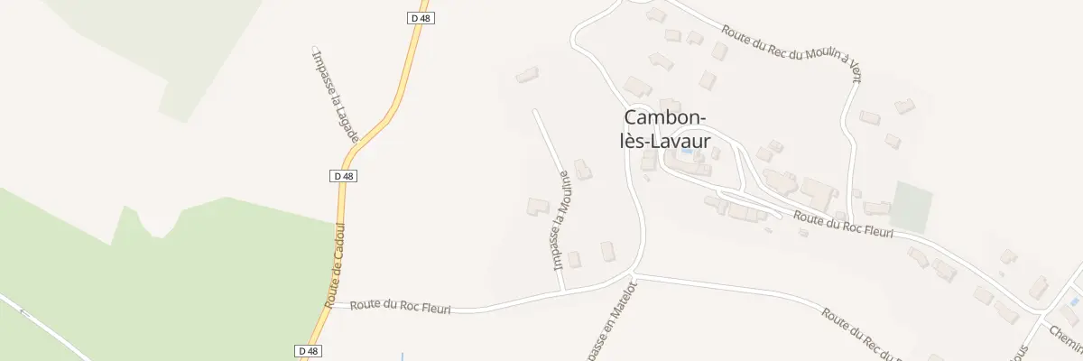 Plan du 12 Imp la Mouline à Cambon-lès-Lavaur