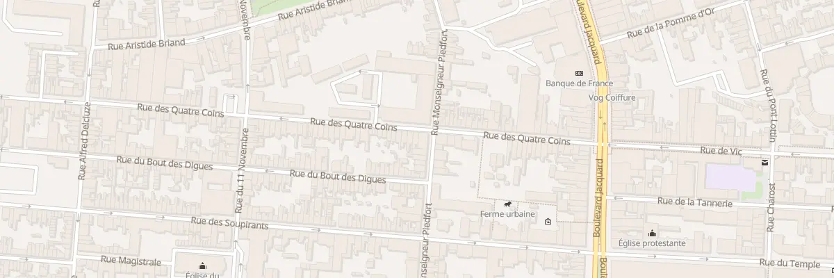 Plan du 45 Rue des Quatre Coins à Calais