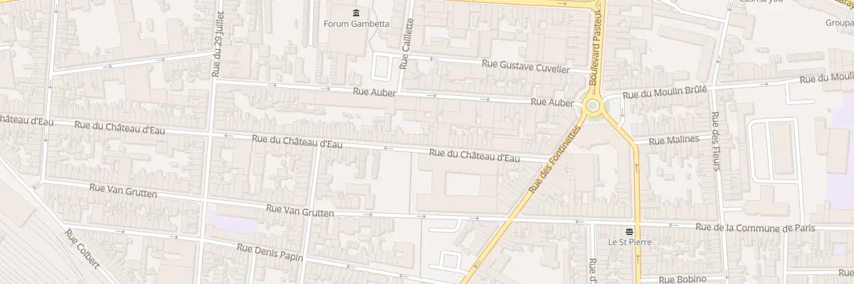 Plan du 40 Rue du Chateau d’Eau à Calais